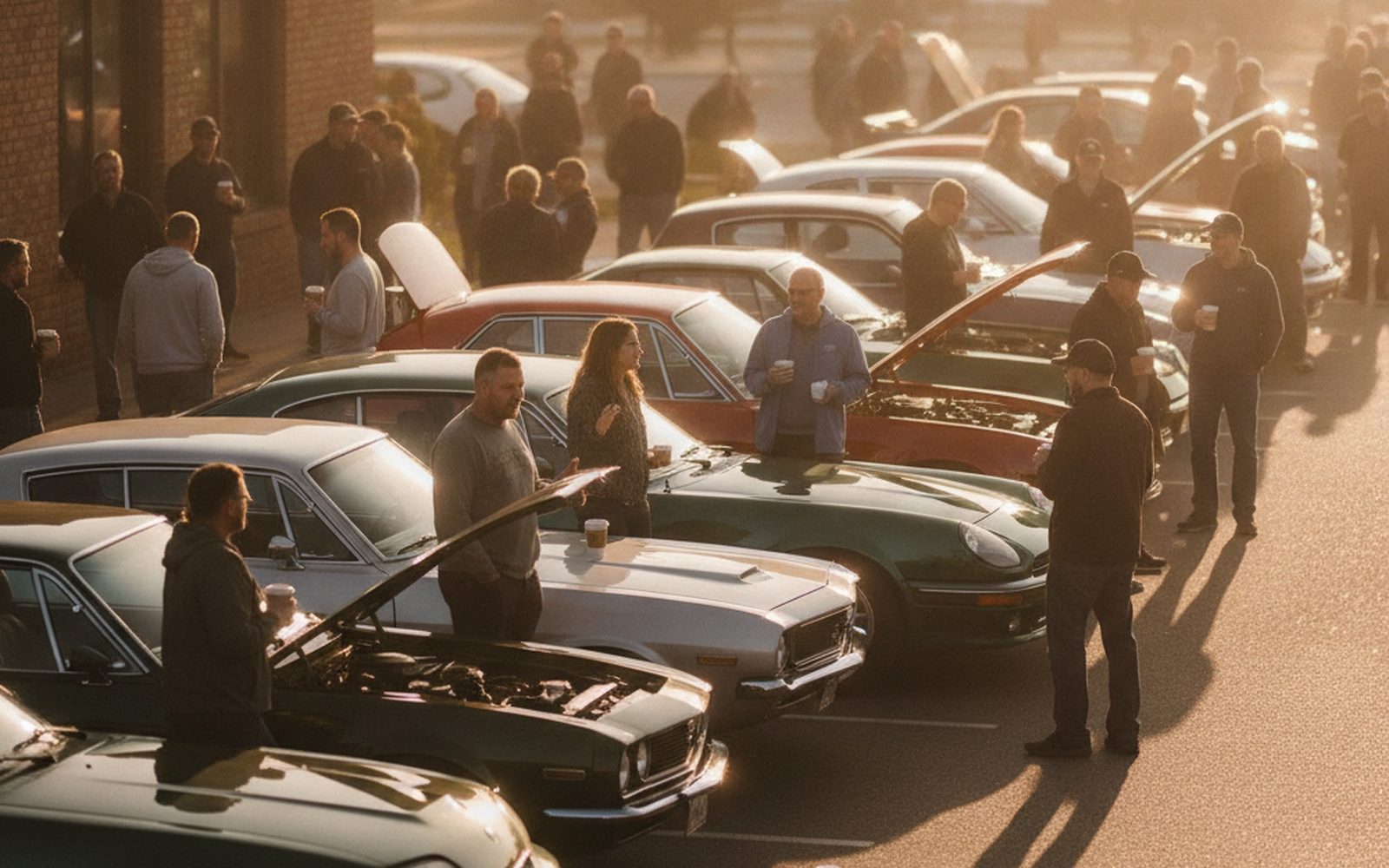 Cars & Coffee gathering — Coffee & Classics Boulder